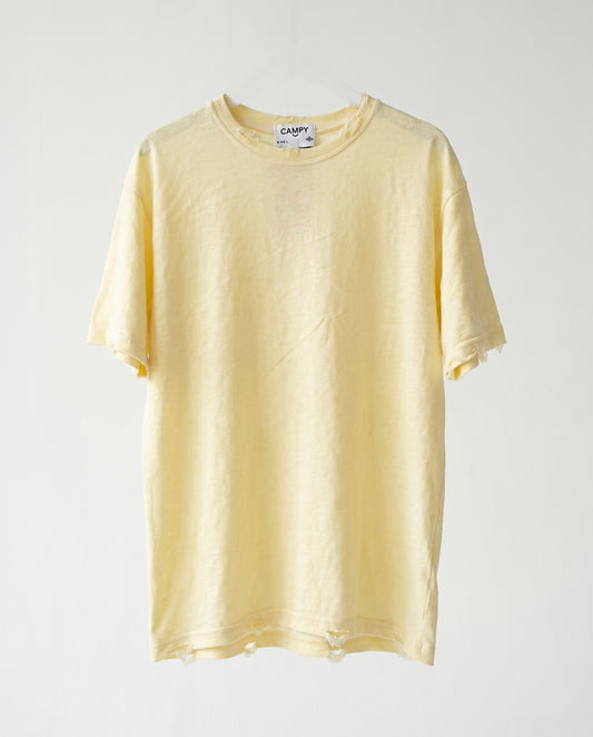 T-shirt Liam's linen rips Yellow