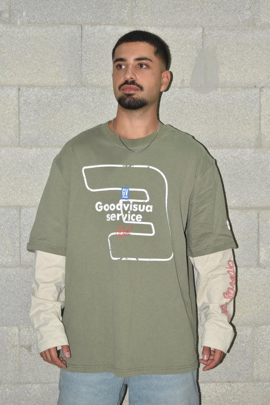 Green Oversized Shirt GV3