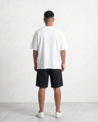 Short - Jeans Plusim Black lines