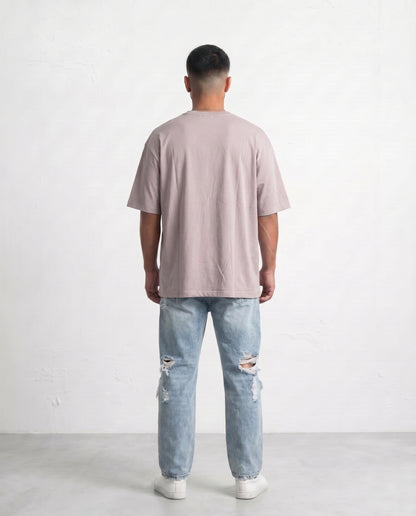 T-shirt Thin collar Beige