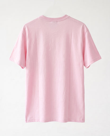 T-shirt- Oversize Patch Logo Pink
