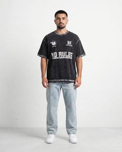 T-shirt- Oversize Rules Black