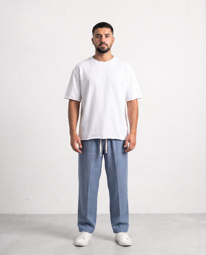 Pants Linen - Eliya Light Blue