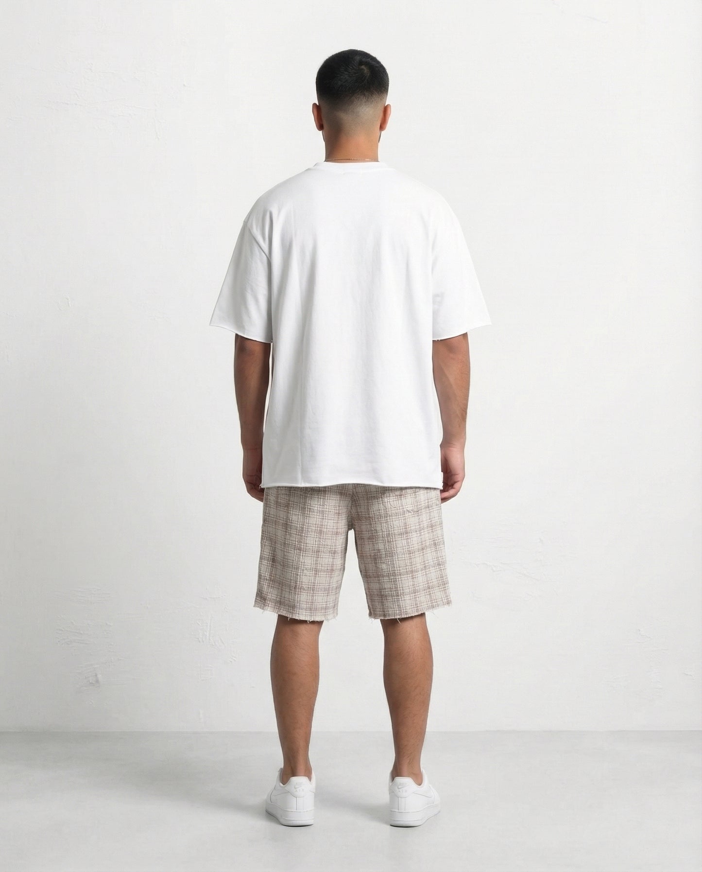 Short - Cave  White and beige
