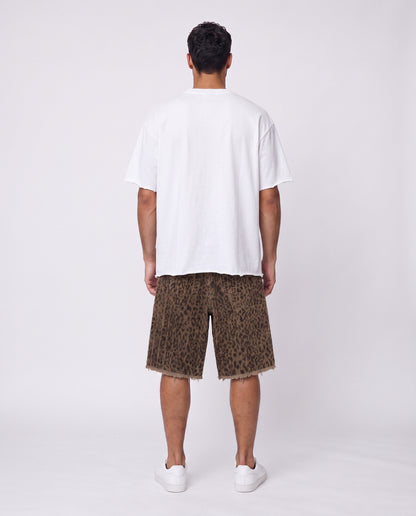 Short - Jeans Panter Green