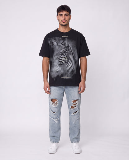 T-shirt- Zebra Black