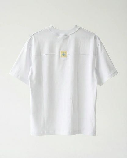 T-shirt Overlock Patch Back BLUE