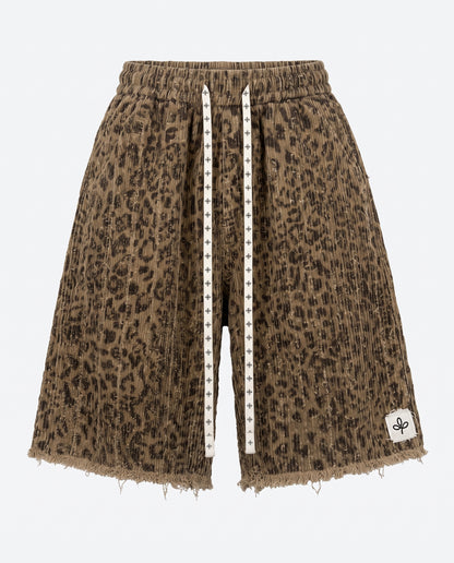 Short - Jeans Panter Green