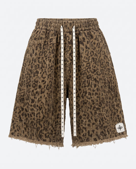 Short - Jeans Panter Green
