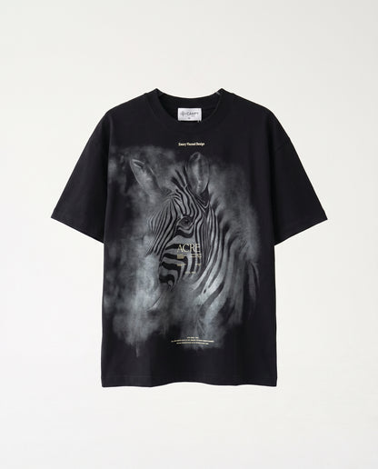 T-shirt- Zebra Black