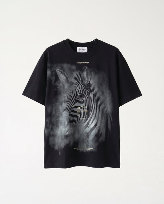 T-shirt- Zebra Black