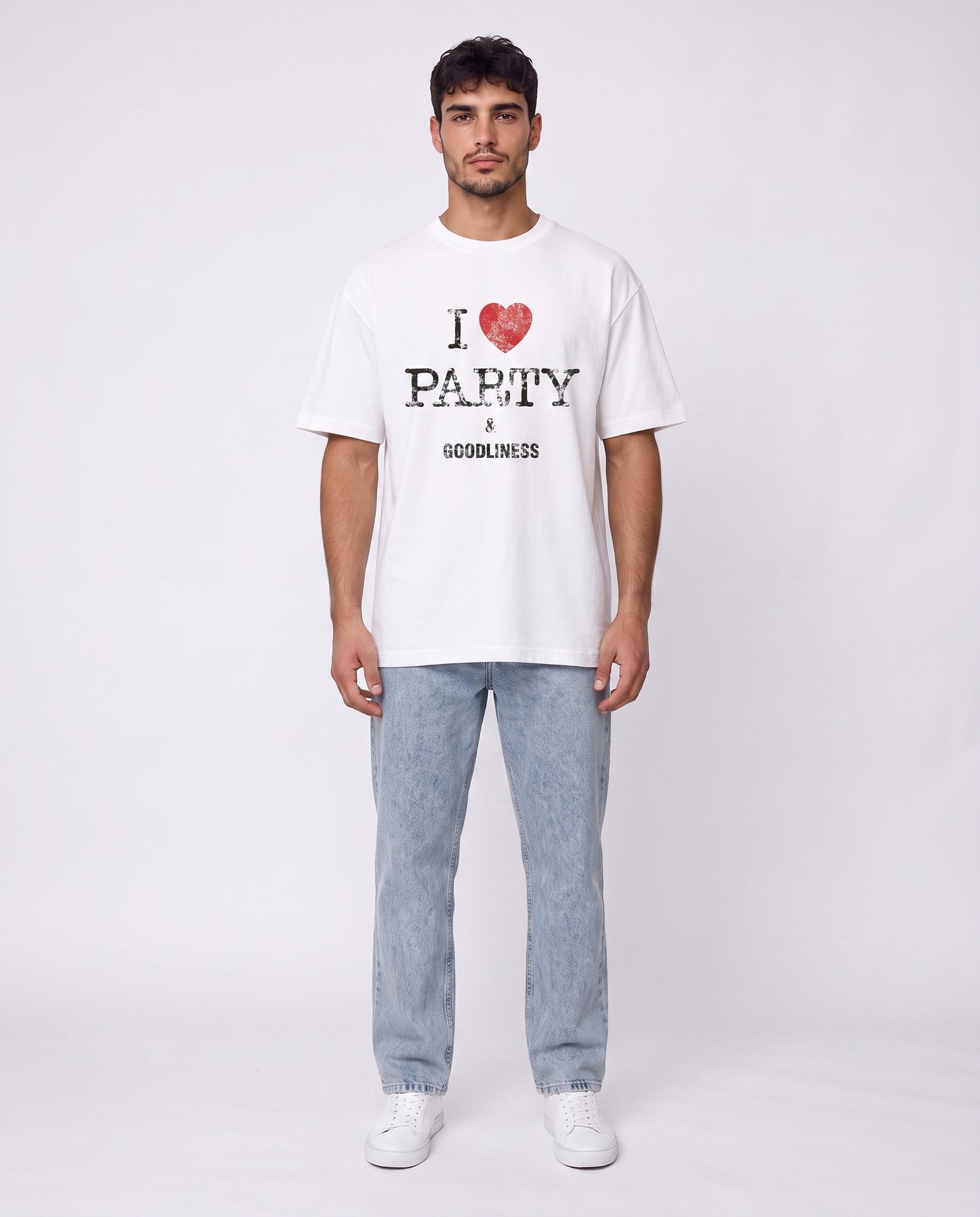 T-shirt -  Party White