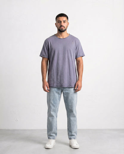 T-shirt Thin collar Gray