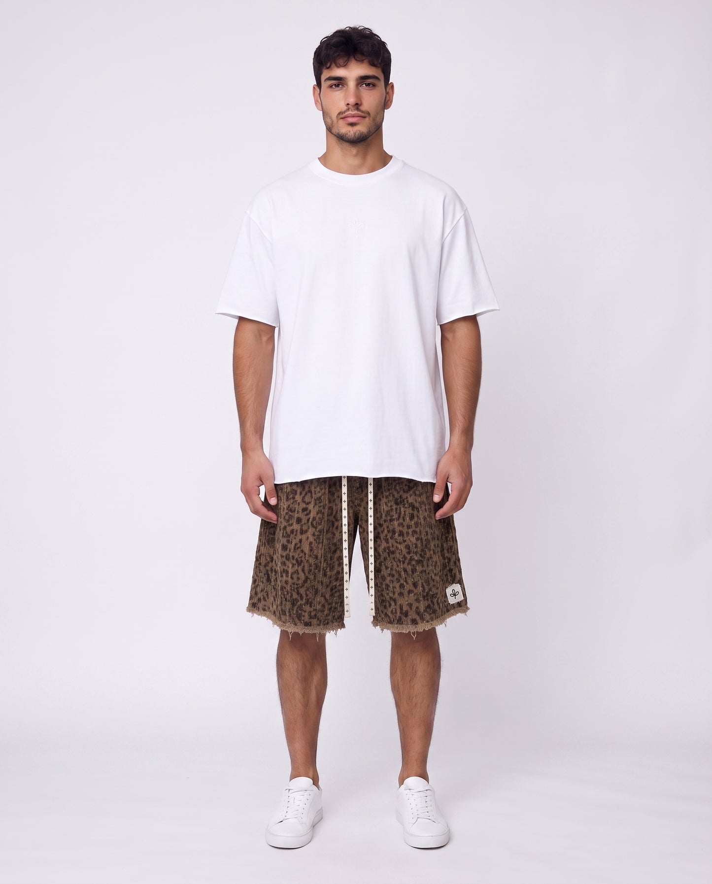 Short - Jeans Panter Green