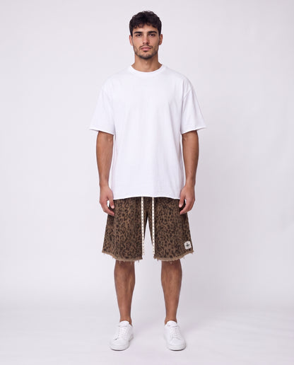 Short - Jeans Panter Green