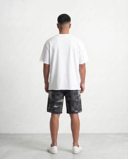 Short - jeans Arm Black Gray