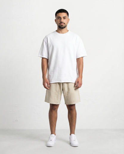Short - Fusion Ripped Beige
