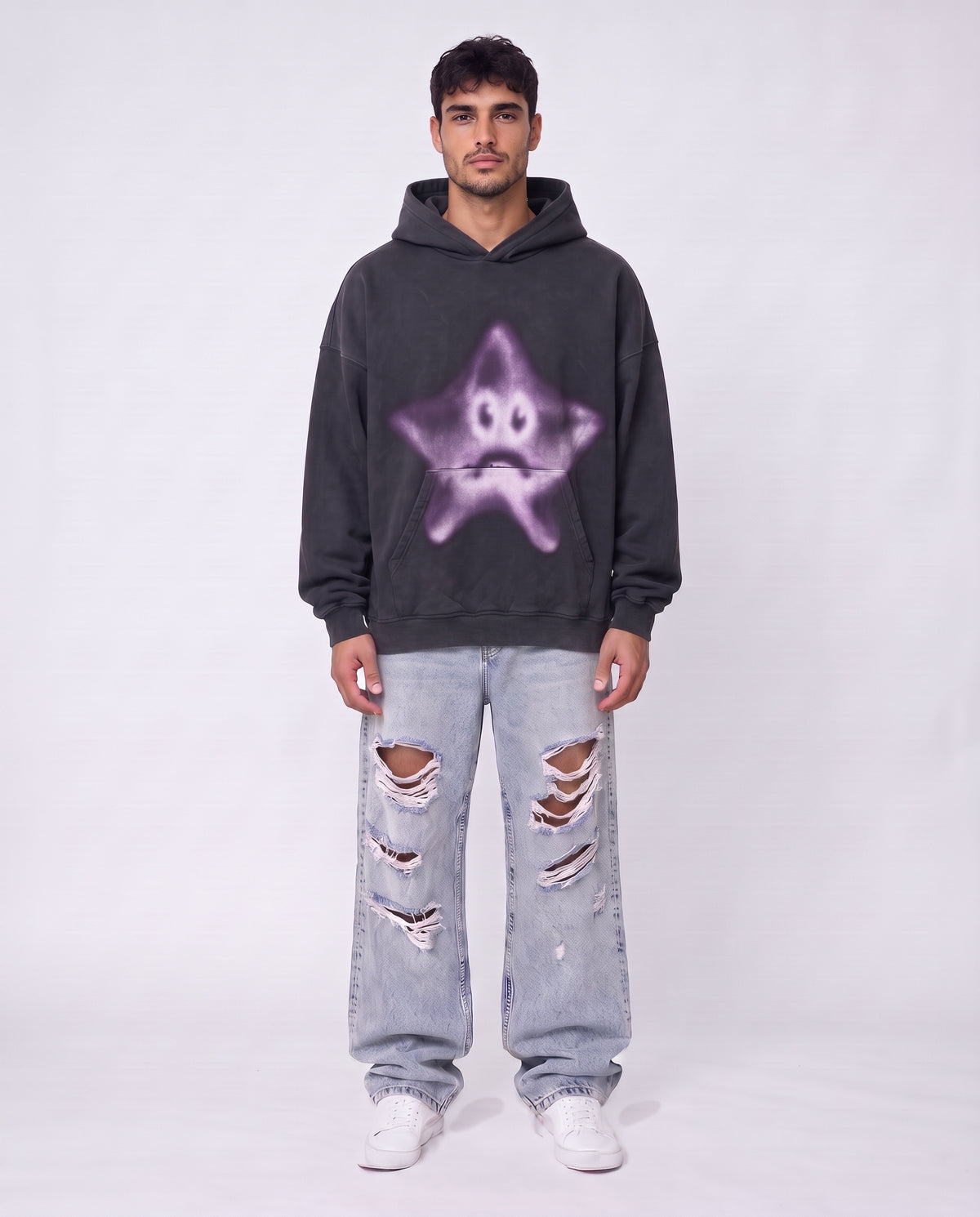 SWEATSHIRT OVERSIZE- star