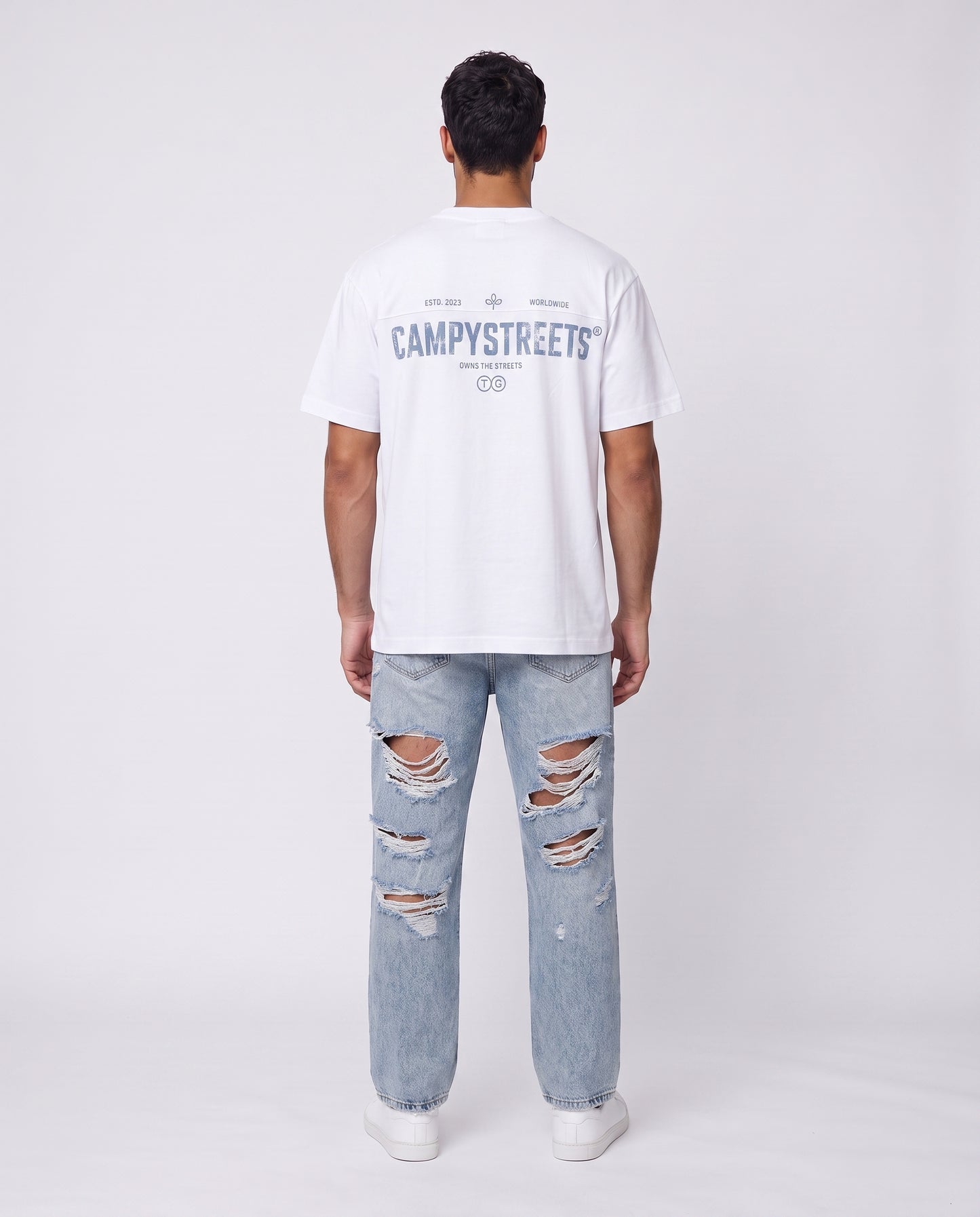 T-shirt- Oversize Stero White
