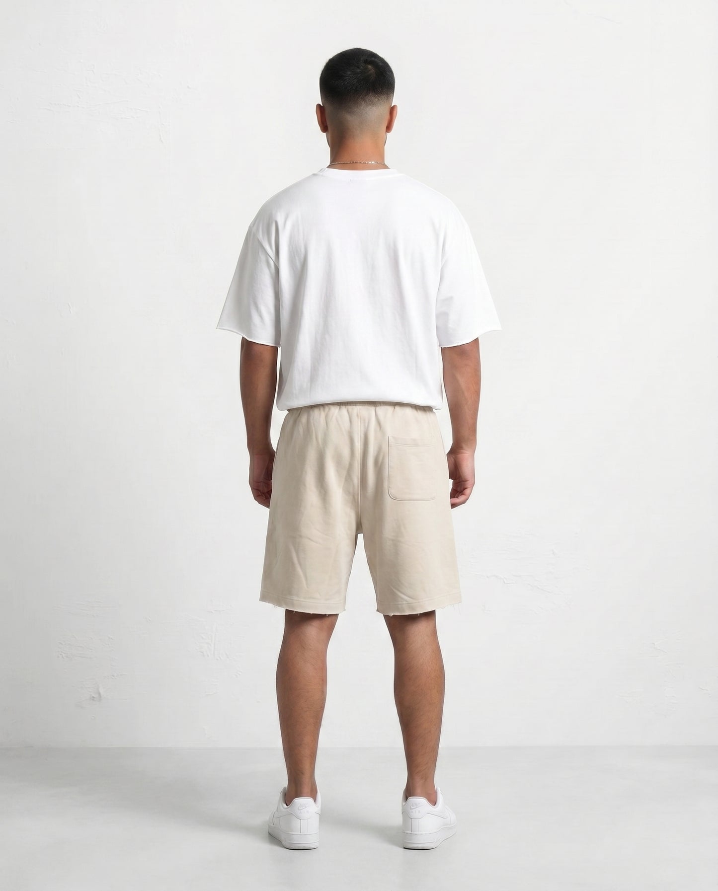 Short - Fusion Ripped Beige