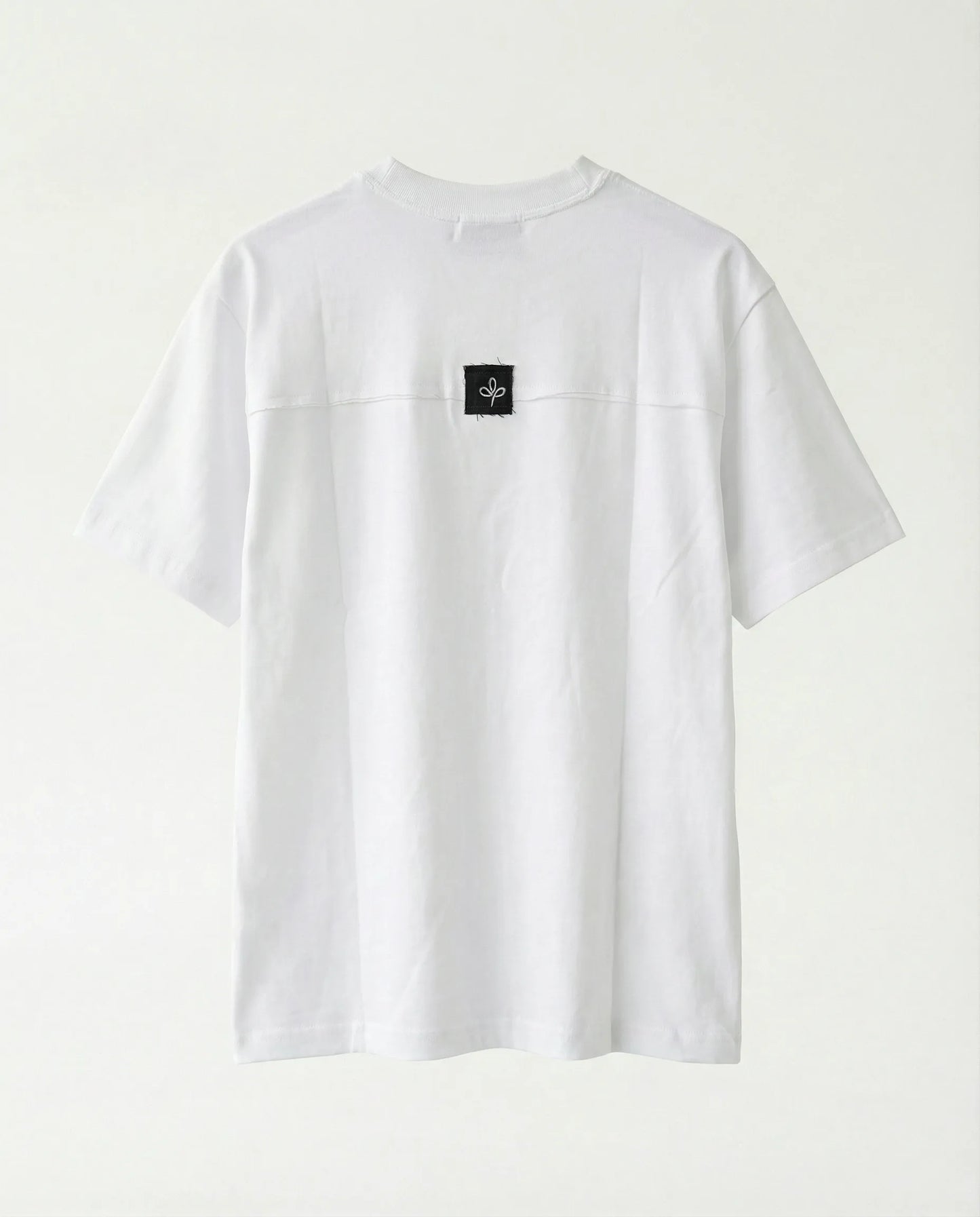T-shirt Overlock Patch Back BLACK
