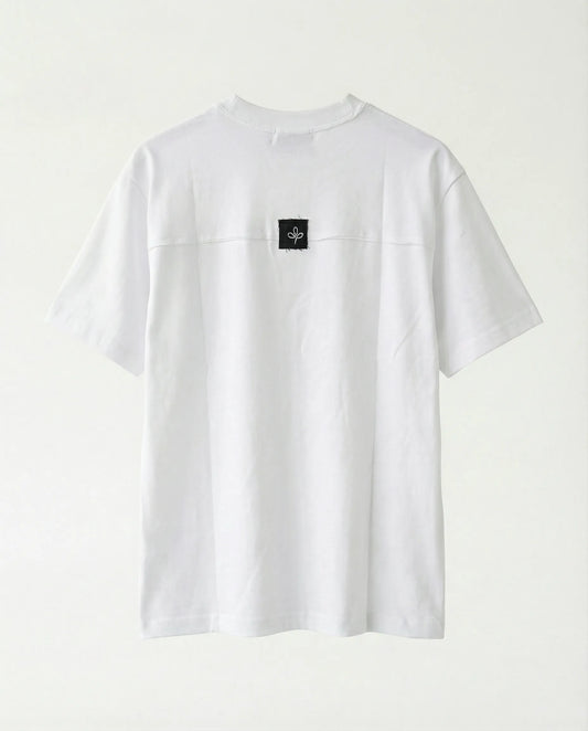 T-shirt Overlock Patch Back BLACK