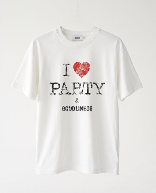 T-shirt -  Party White