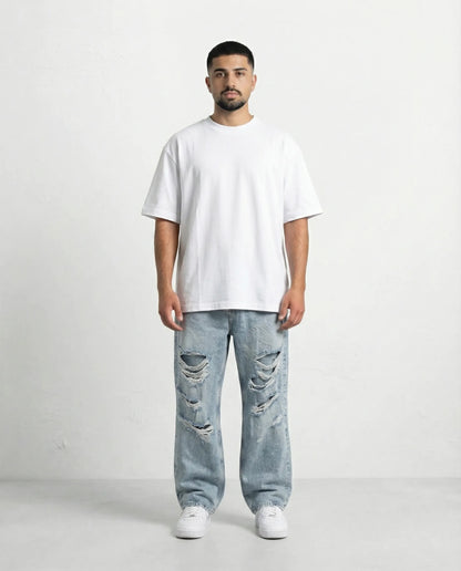 T-shirt Overlock Patch Back BLACK