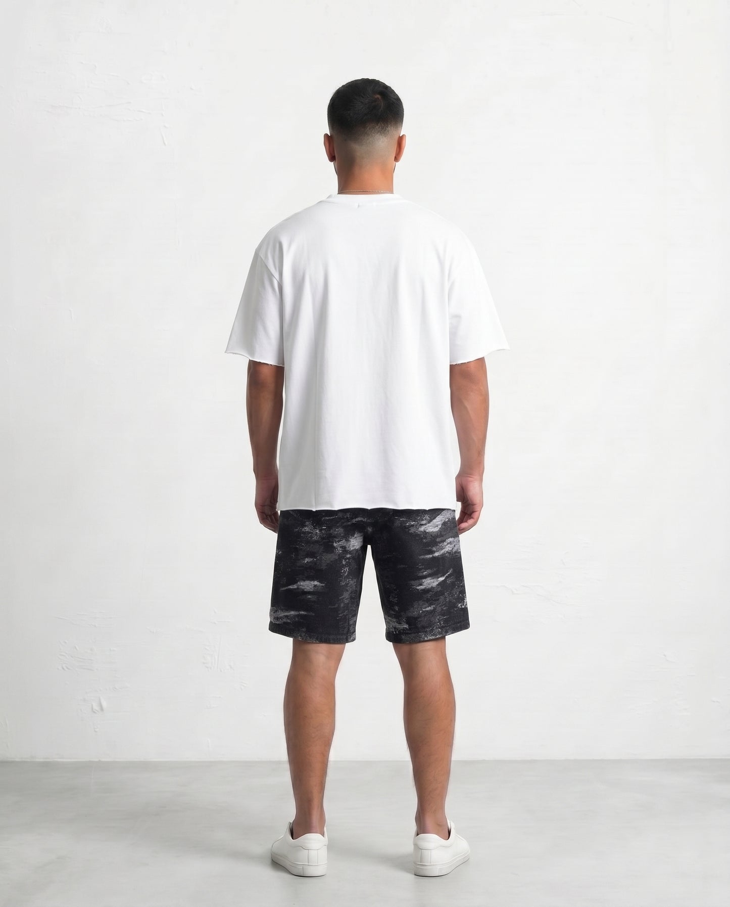 Short - jeans Arm Black