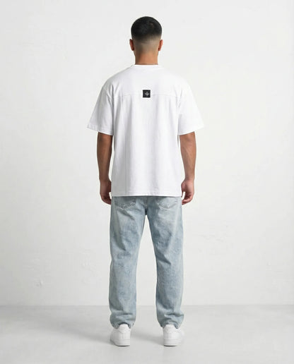 T-shirt Overlock Patch Back BLACK