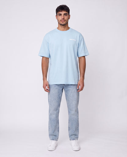 T-shirt- Oversize Stero Light Blue