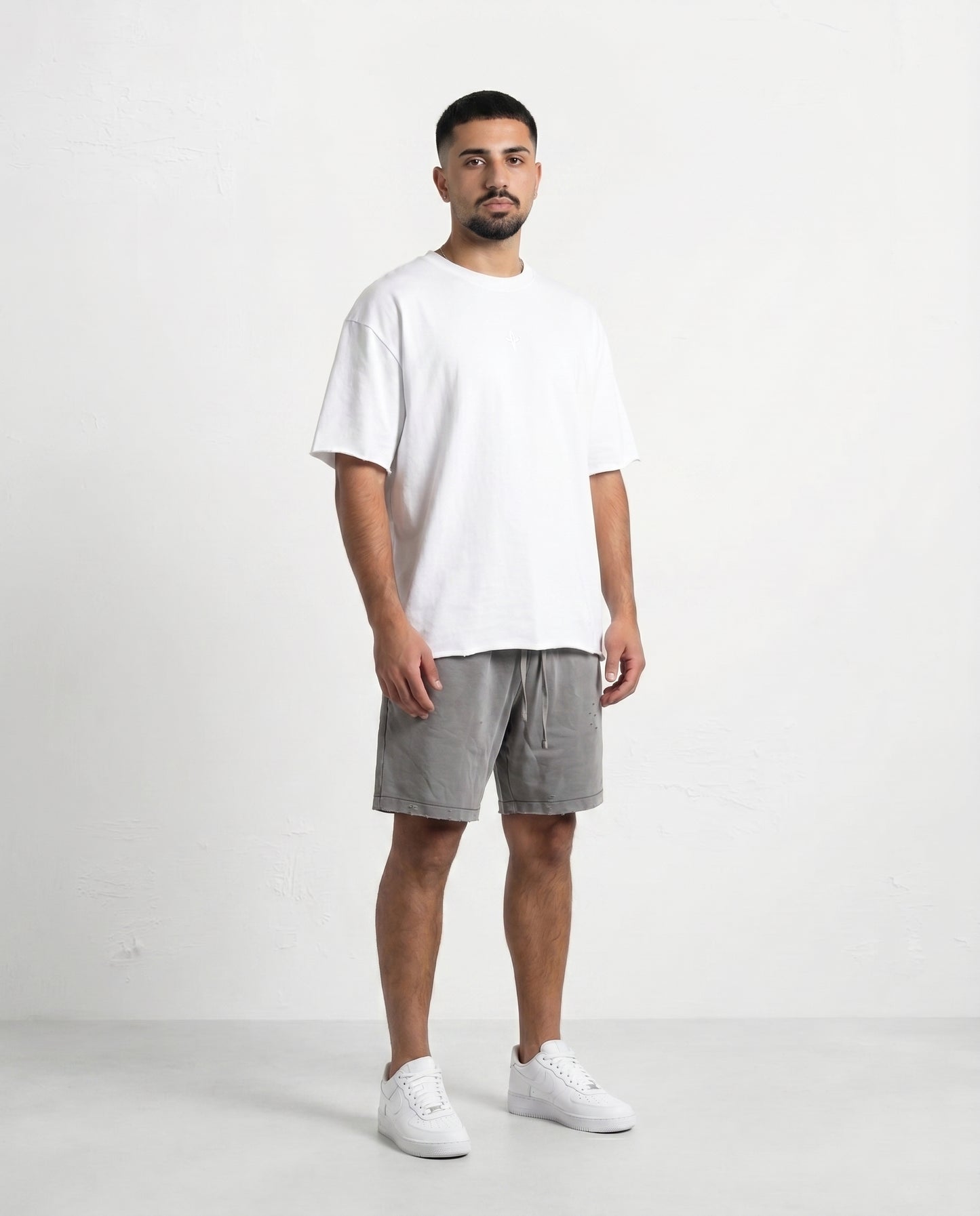 Short - Fusion Ripped Gray