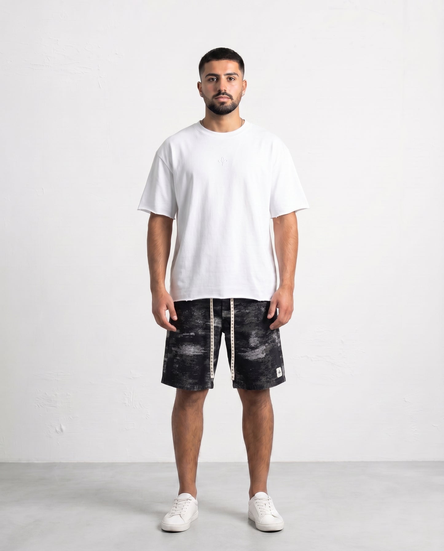 Short - jeans Arm Black