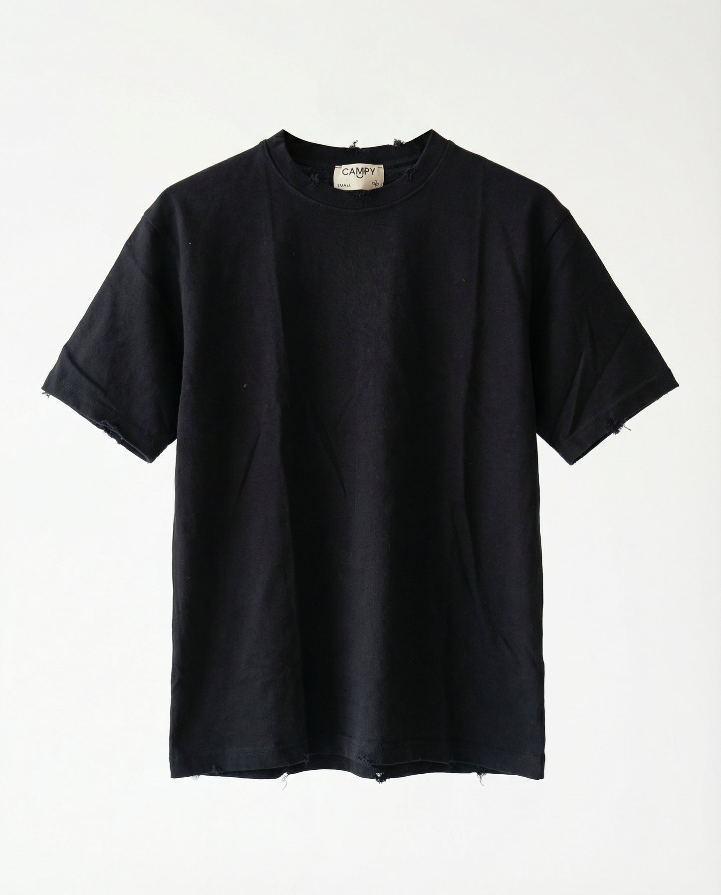 T-shirt Liam's linen rips BLACK