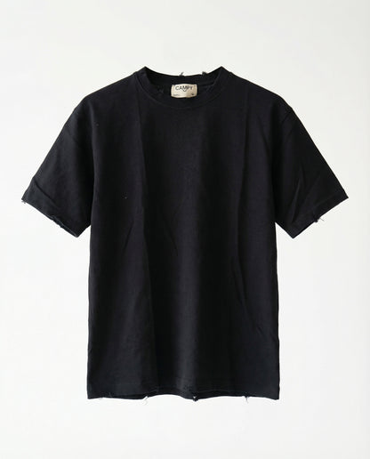 T-shirt Liam's linen rips BLACK