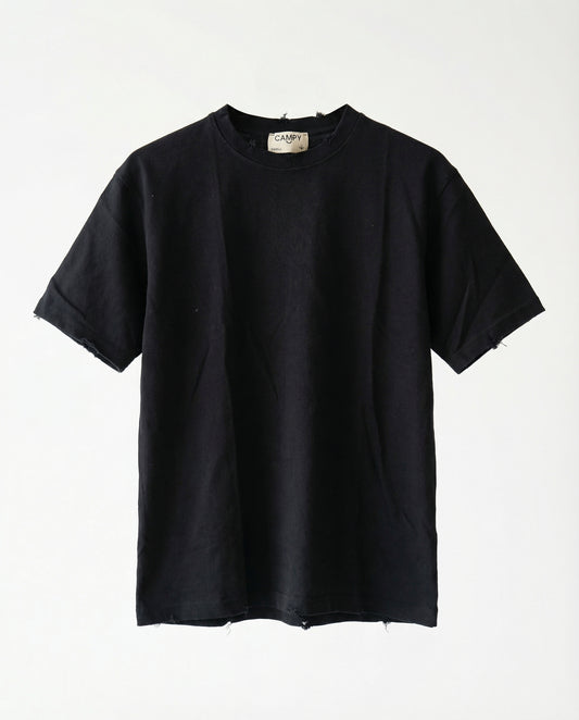 T-shirt Liam's linen rips BLACK