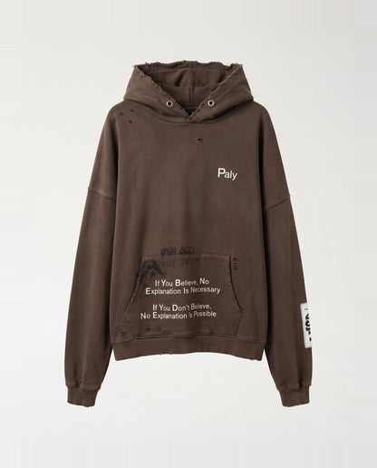 SWEATSHIRT OVERSIZE- AFTRT BROWN