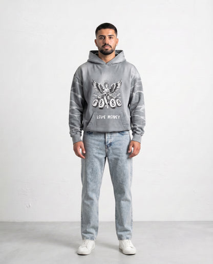 Sweatshirt OVERSIZE Wash LOVE MONEY