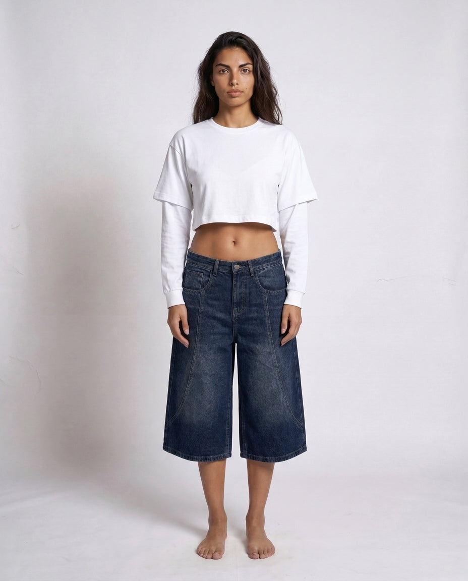 pants Bermuda Ciao blue