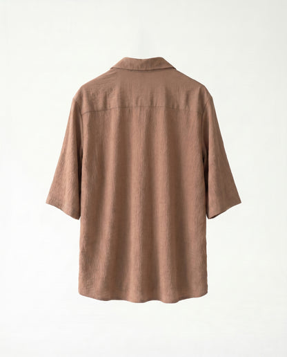Shirt Cream brown