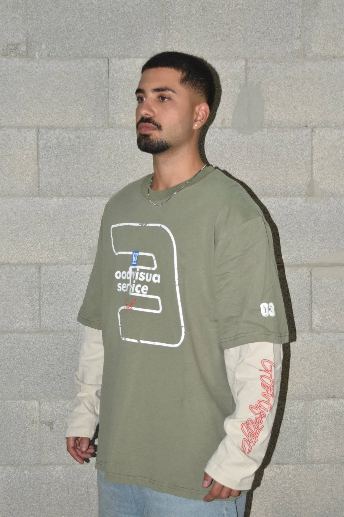 Green Oversized Shirt GV3