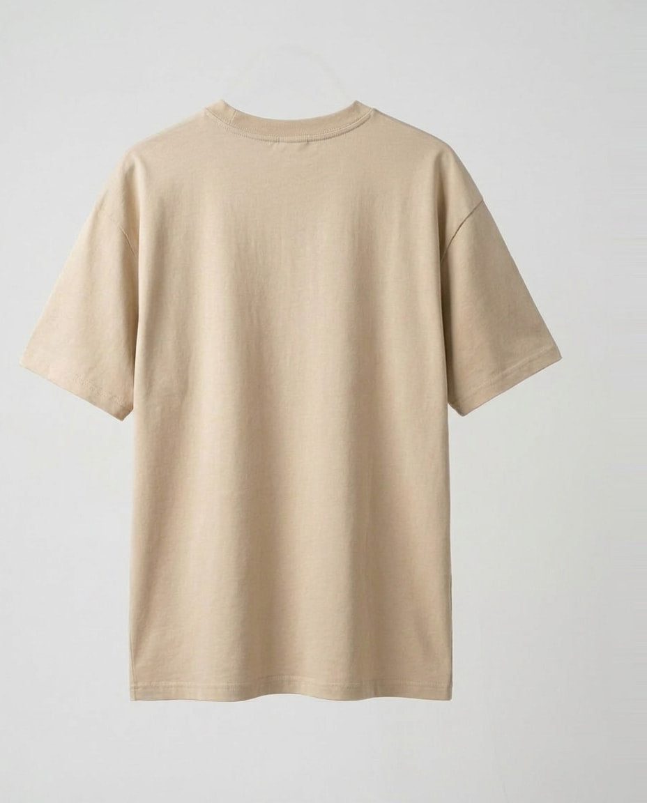 T-shirt - KEEP IT CAMPY beige
