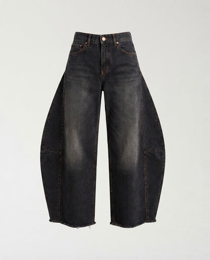 Pants- Balloon jeans black