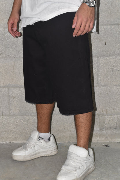 Short - Ripped Jeans BLACK