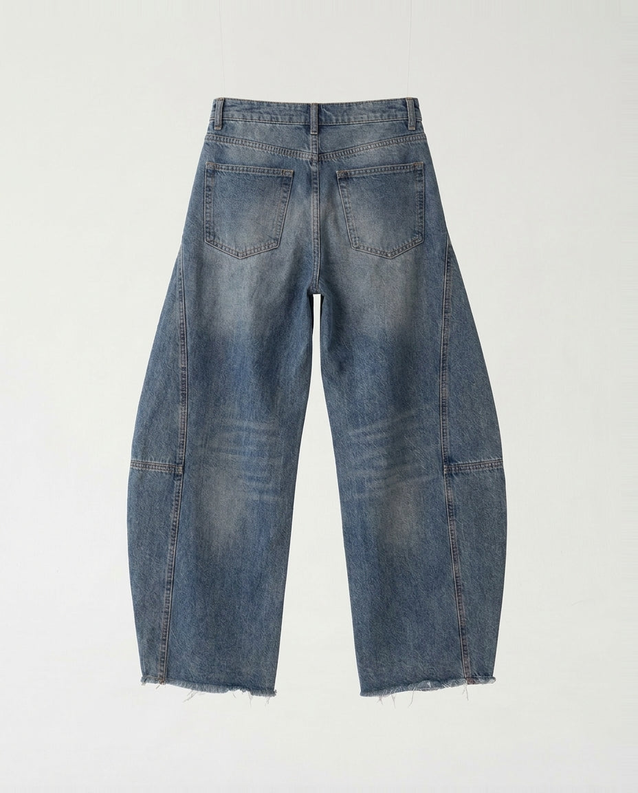 Pants- Balloon jeans blue