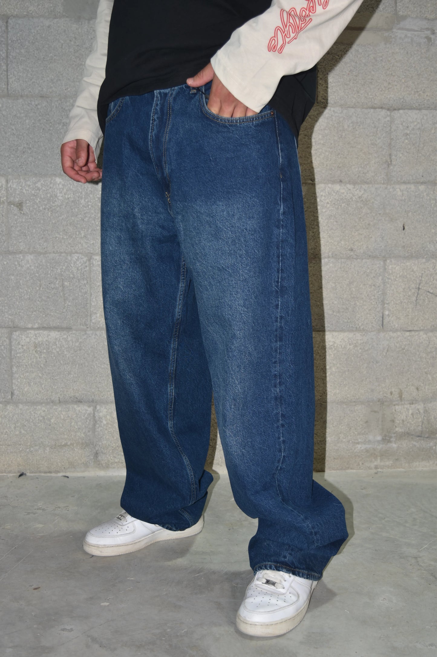Classic baggy jeans blue