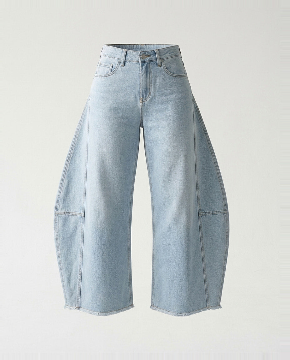 Pants- Balloon jeans light blue