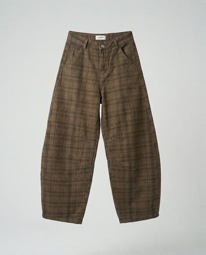 Pants- Circus Squares Brown