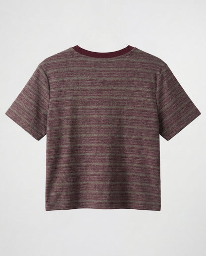 Shirt Basic Stripes- wine