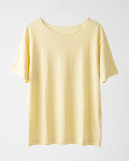T-shirt Liam's linen Open Yellow